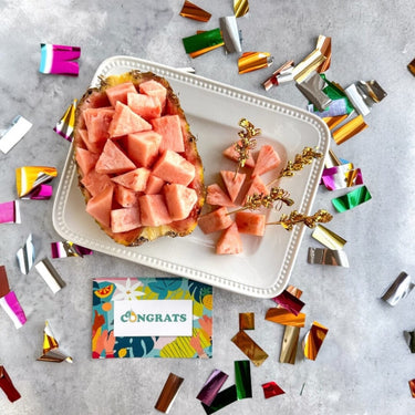 Congratulations Pinkglow® Pink Pineapple Gift Box Tropical Fruit Box